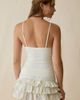 Urban Outfitters Urban Outfitters UO Date Night Lace Trim Cropped Cami in White, Women's at Urban Outfitters - 2