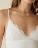 Urban Outfitters Urban Outfitters UO Date Night Lace Trim Cropped Cami in White, Women's at Urban Outfitters - 5