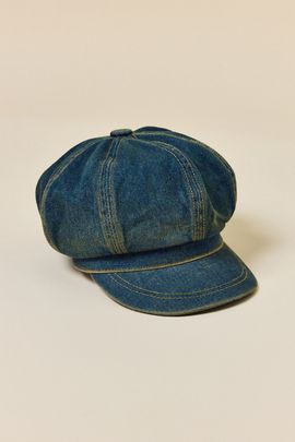 Urban Outfitters Urban Outfitters UO Denim Baker Hat in Tinted Denim, Women's at Urban Outfitters