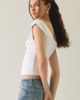 Urban Outfitters Urban Outfitters UO Fia Studded Off-The-Shoulder Crop Top in White, Women's at Urban Outfitters - 3