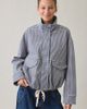 Urban Outfitters Urban Outfitters UO Harper Funnel Neck Bomber Jacket in Blue, Women's at Urban Outfitters - 1