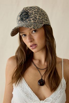 Urban Outfitters Urban Outfitters UO International Muse Leopard Baseball Hat in Leopard, Women's at Urban Outfitters