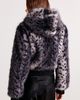 Urban Outfitters Urban Outfitters UO Maddy Cropped Faux Fur Hooded Jacket in Brown, Women's at Urban Outfitters - 5