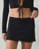 Urban Outfitters Urban Outfitters UO Modern Muse Lace Trim Skort 2-Piece Set in Black, Women's at Urban Outfitters - 4