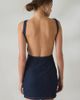Urban Outfitters Urban Outfitters UO Nightingale Plunging Keyhole Open-Back Denim Mini Dress in Rinsed Denim, Women's at Urban Outfitters - 2