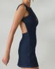 Urban Outfitters Urban Outfitters UO Nightingale Plunging Keyhole Open-Back Denim Mini Dress in Rinsed Denim, Women's at Urban Outfitters - 4