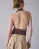 Urban Outfitters Urban Outfitters UO Party For You Jersey Knit Plunging Halter Top in Brown, Women's at Urban Outfitters - 5