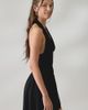 Urban Outfitters Urban Outfitters UO Party For You Plunging Halter Neck Mesh Mini Dress in Black, Women's at Urban Outfitters - 2