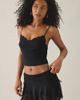 Urban Outfitters Urban Outfitters UO Peek-A-Boo Semi-Sheer Mesh Skort 2-Piece Set in Black, Women's at Urban Outfitters - 1