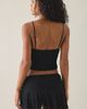Urban Outfitters Urban Outfitters UO Peek-A-Boo Semi-Sheer Mesh Skort 2-Piece Set in Black, Women's at Urban Outfitters - 2