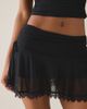 Urban Outfitters Urban Outfitters UO Peek-A-Boo Semi-Sheer Mesh Skort 2-Piece Set in Black, Women's at Urban Outfitters - 5