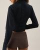 Urban Outfitters Urban Outfitters UO Piper Belted Bengaline Low-Rise Micro Shorts in Brown, Women's at Urban Outfitters - 4