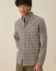 Urban Outfitters Urban Outfitters UO Relaxed Classic Oxford Shirt Top in Brown Plaid, Men's at Urban Outfitters - 2