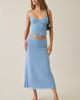 Urban Outfitters Urban Outfitters UO Serenity Mesh Midi Skirt 2-Piece Set in Light Blue, Women's at Urban Outfitters - 1