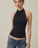 Urban Outfitters Urban Outfitters UO The Moment Backless High Cowl Neck Halter Top in Black, Women's at Urban Outfitters - 1