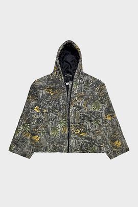 Urban Outfitters Vintage 1990's Sportsman's Guide Camo Hooded Jacket in Green Pattern/Motif, Men's at Urban Outfitters
