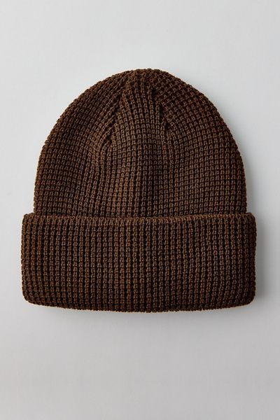 Urban Outfitters Waffle Knit Beanie in Brown, Men's at Urban Outfitters