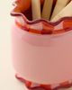 Urban Outfitters Wavy Striped Ceramic Utensil Holder in Pink at Urban Outfitters - 3