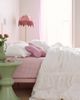 Urban Outfitters Willow Eyelet Ruched Cotton Percale Duvet Cover in White at Urban Outfitters - 2
