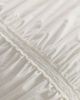 Urban Outfitters Willow Eyelet Ruched Cotton Percale Duvet Cover in White at Urban Outfitters - 4