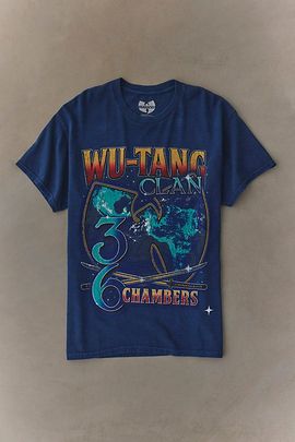 Urban Outfitters Wu-Tang Clan 36 Chambers Graphic Tee in Blue, Men's at Urban Outfitters