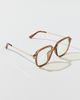 Urban Outfitters Yana Rectangle Blue Light Glasses in Tan, Women's at Urban Outfitters - 3