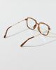 Urban Outfitters Yana Rectangle Blue Light Glasses in Tan, Women's at Urban Outfitters - 4
