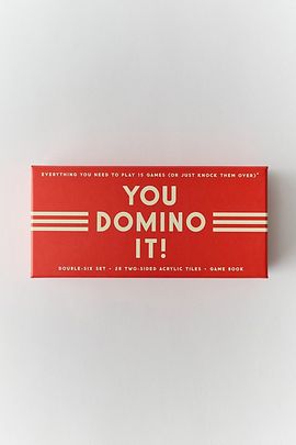 Urban Outfitters You Domino It! Domino Game Set in Red at Urban Outfitters