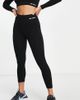 Urban Threads Petite Urban Threads Petite seamless gym leggings in black - 1