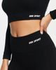 Urban Threads Petite Urban Threads Petite seamless gym leggings in black - 3