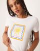 Urban Threads Urban Threads baby tee with placement summer sun print - part of a set-Multi - 4