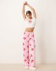 Urban Threads Urban Threads Girl Dinner short sleeve T-shirt and pants pajama set in heart cake print-Multi - 2