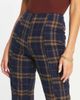 Urban Threads Urban Threads tailored pants in brown check - 3