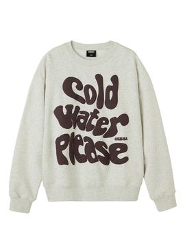 URBANAGE Cold Water Premium Overfit Sweatshirt [Light Brown]
