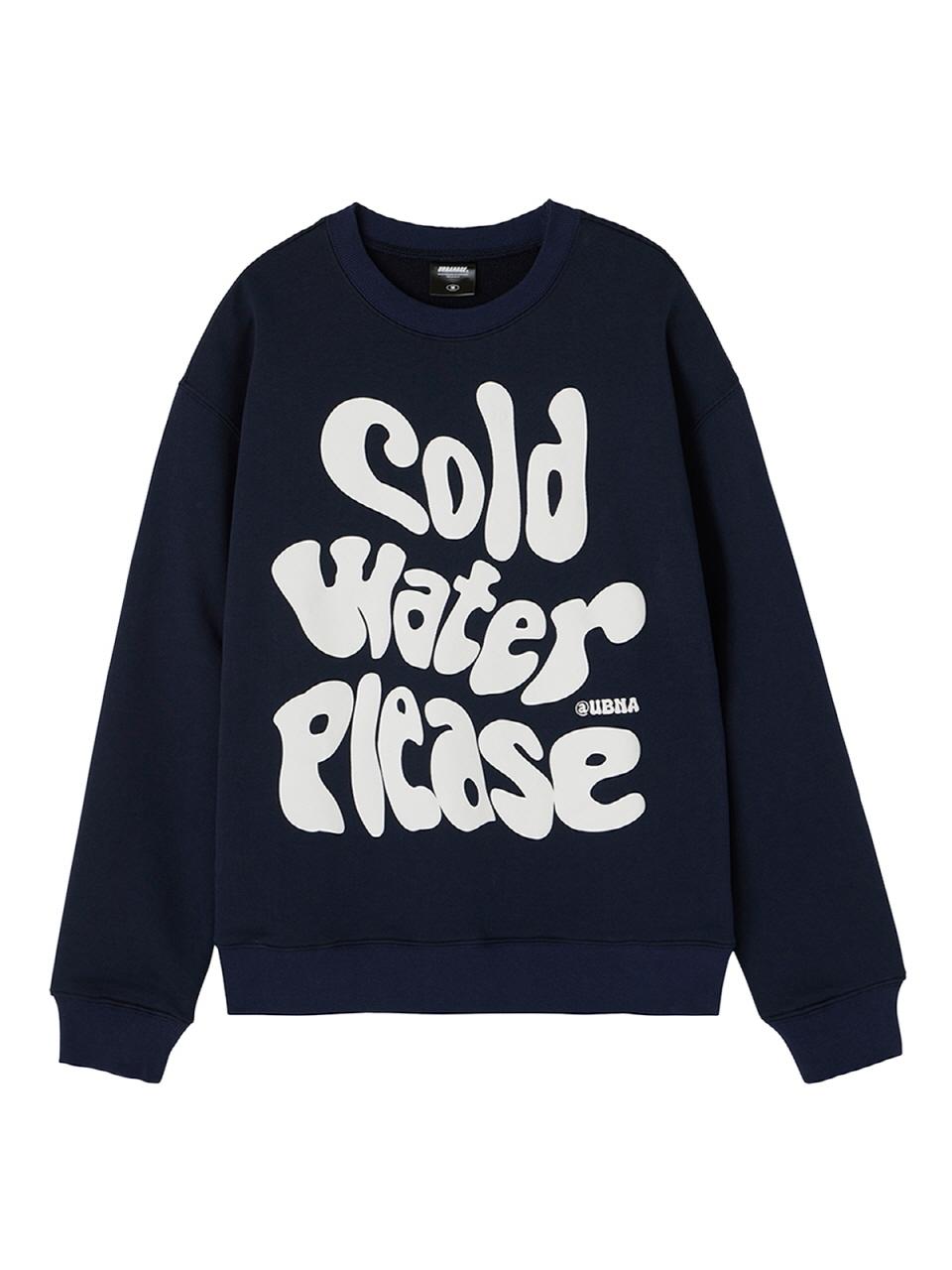 URBANAGE Cotton Polyester Relaxed Fit Oversize Sweatshirt [Navy]