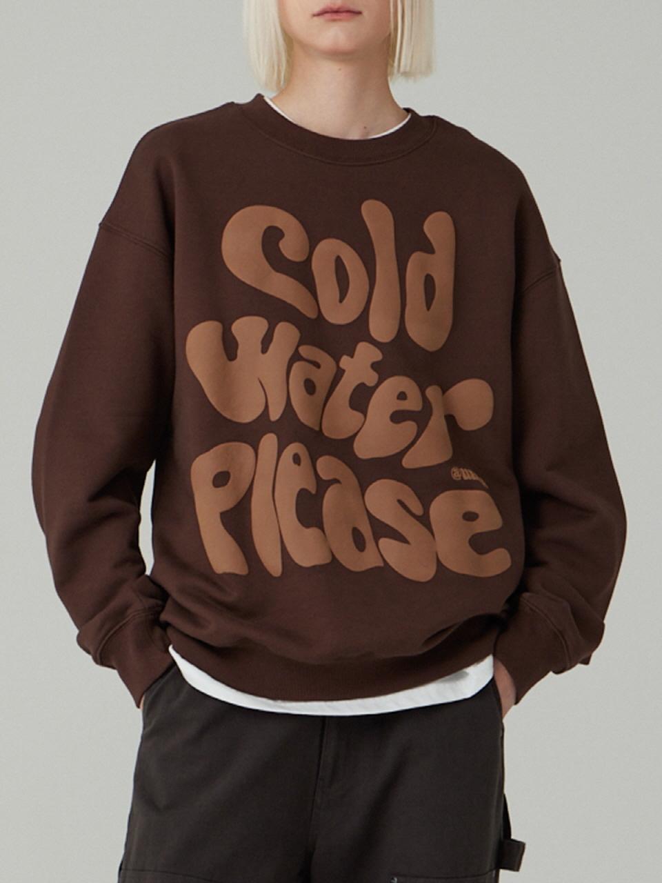 URBANAGE Oversized Premium CVC Sweatshirt [Brown]