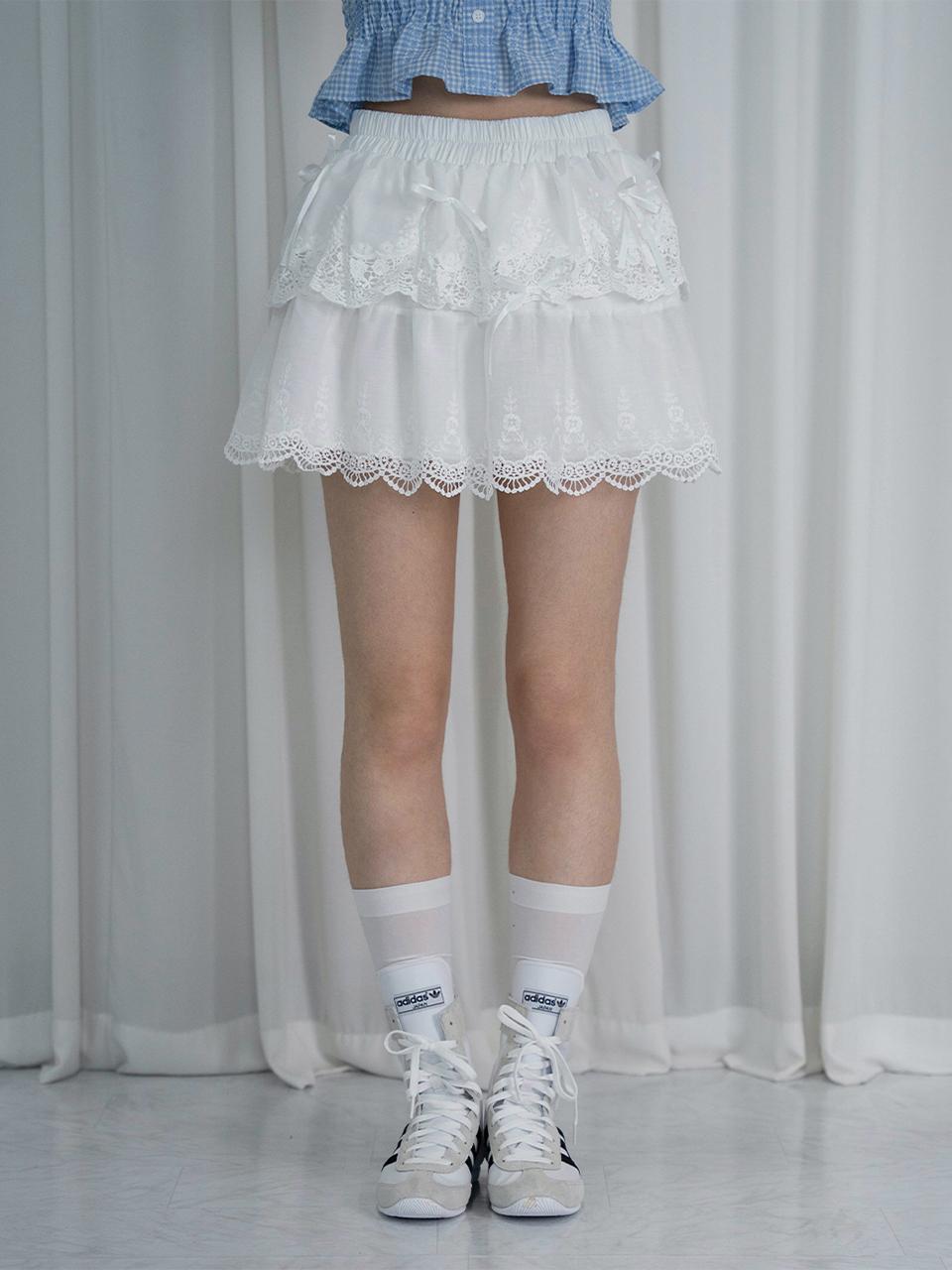 URBANIA Bonnier Ribbon Lace Skirt (DDS0050)