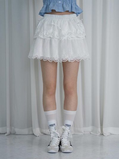 URBANIA Bonnier Ribbon Lace Skirt (DDS0050)