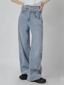 URBANIA Camillo Lace Denim Pants (DDP0132)