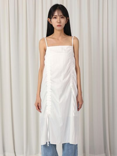 URBANIA Maeve Sleeveless Shirred Dress (DDS0052)