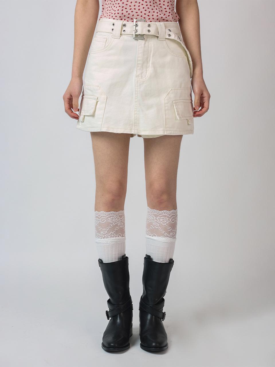 URBANIA MUAZ Belt Skirt Pants Shorts (DDS0047)