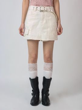 URBANIA MUAZ Belt Skirt Pants Shorts (DDS0047)