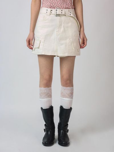 URBANIA MUAZ Belt Skirt Pants Shorts (DDS0047)