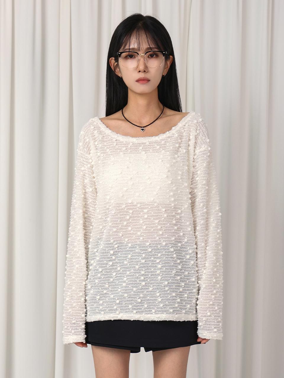 URBANIA Off-Shoulder Summer Knit (DDT0267)