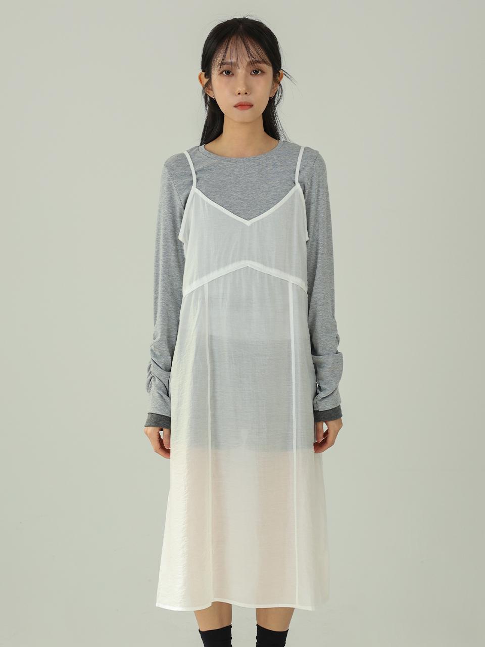 URBANIA Sleeveless Layered A-line Vintage Dress