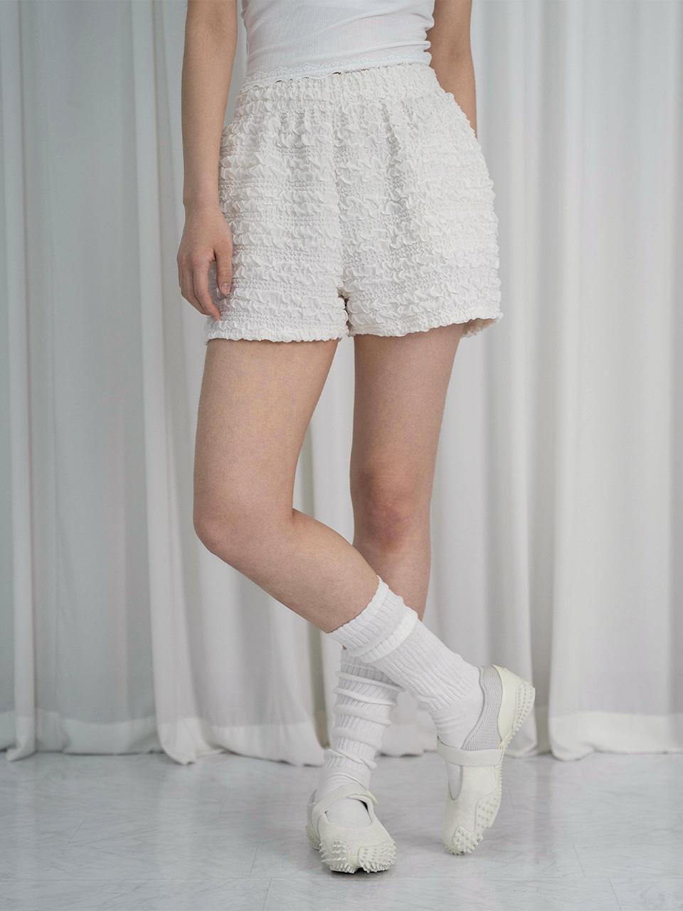URBANIA SORDO Shirring BANDING Shorts (DDP0148)