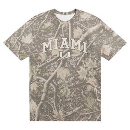 Uscape Apparel Men's Uscape Apparel Camo Miami Hurricanes Back Bay Heavyweight T-Shirt 