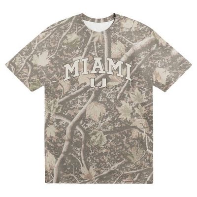 Uscape Apparel Men's Uscape Apparel Camo Miami Hurricanes Back Bay Heavyweight T-Shirt 