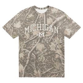 Uscape Apparel Men's Uscape Apparel Camo Michigan Wolverines Back Bay Heavyweight T-Shirt 
