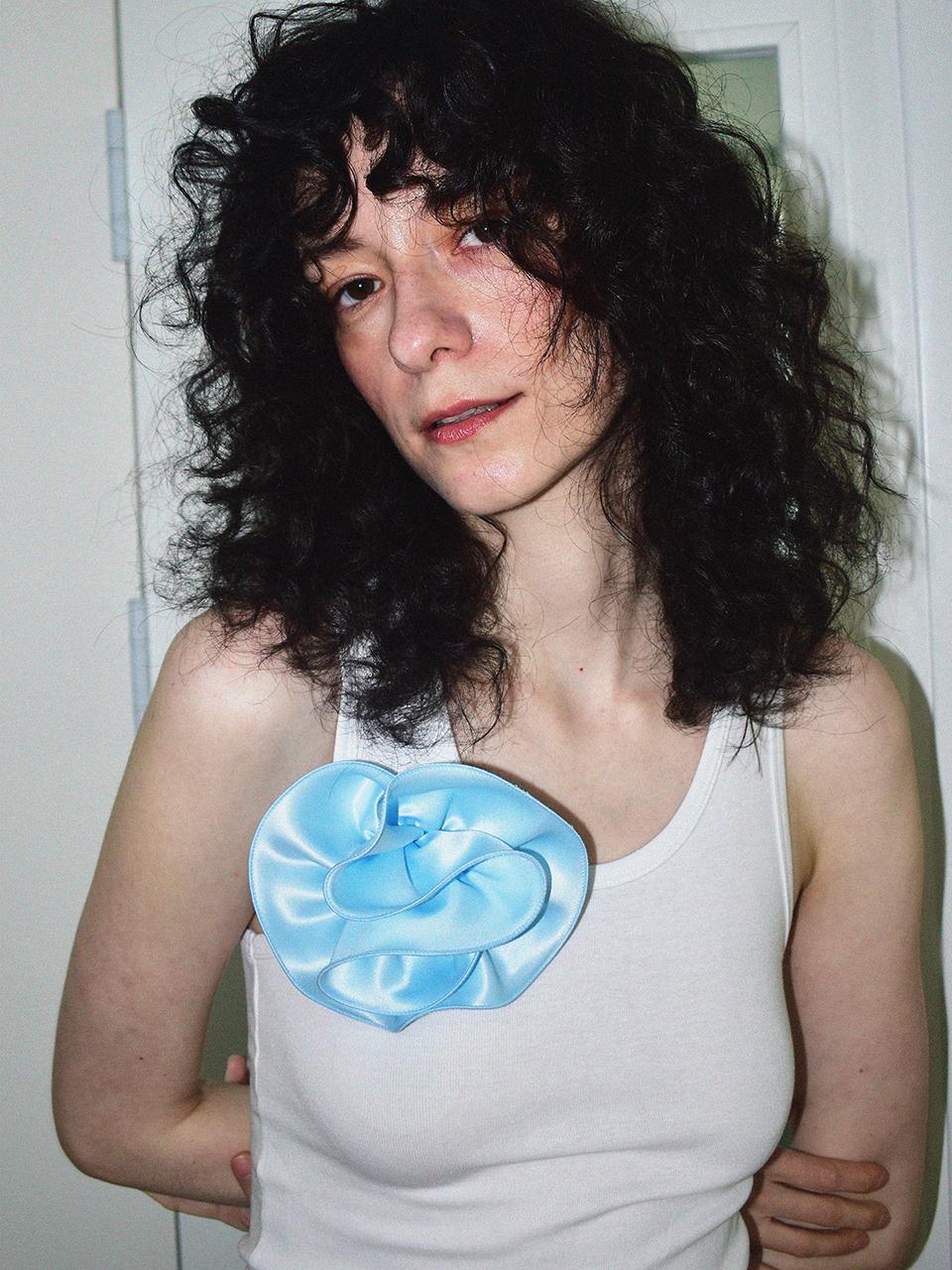 usite Sea Light Corsage Hair Clip [Sky]